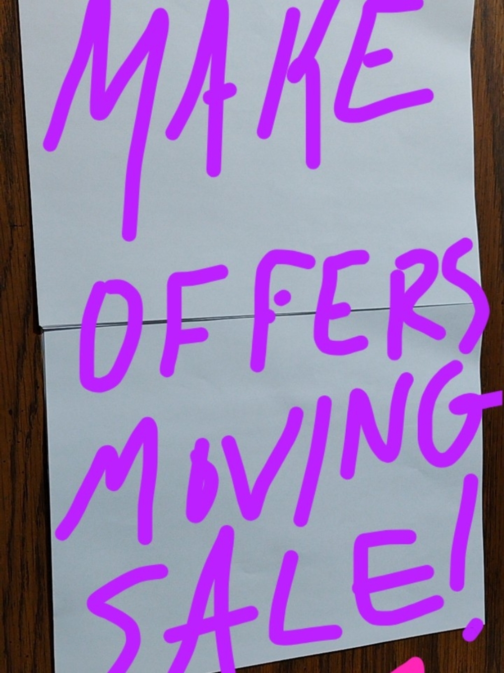 WE NEVER GET OFFENDED AT ANY OFFER/NEVER DECLINE/WE ACCEPT OR COUNTER OFFERS
